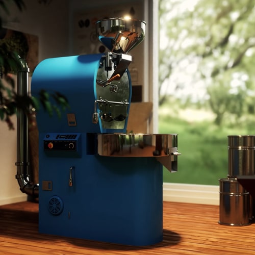 3D Animation Oliver Ende Kaffeeroester Entsteiner Zyklonfilter