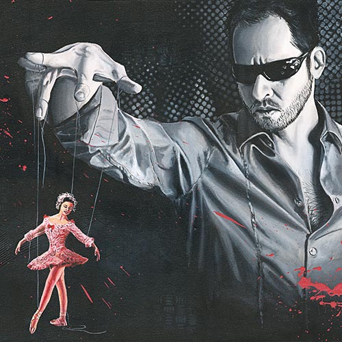 Malerei Oliver Ende Faeden in der Hand-Vorschau